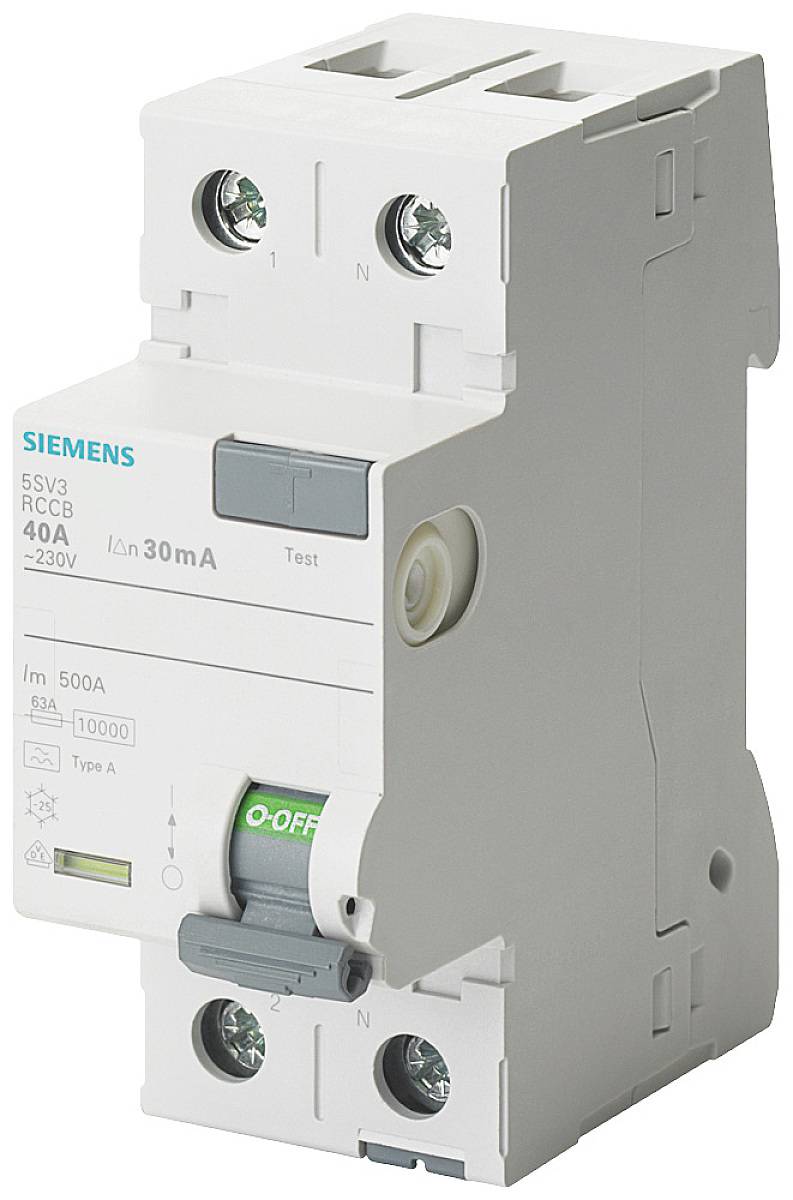 Siemens FID zastitni prekidac 5SV3311-6KK13 16 A 0.03 A 125 V