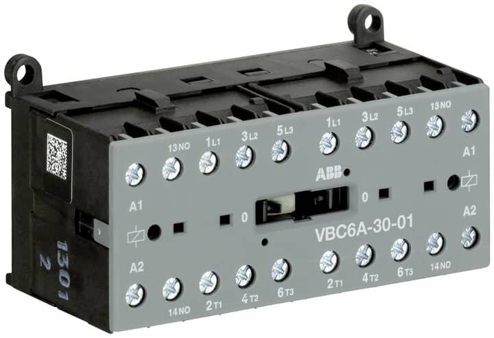 ABB VBC6A-30-01-01 3 NO 24 V/DC (max) 24 V/DC 6 A 4 kW IP20