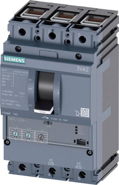 Siemens 3VA2116-5HL36-0AA0 automatski prekidač 3 pol. 160 A