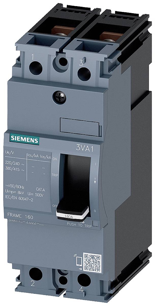 Siemens 3VA1140-5ED22-0AA0 automatski prekidač 2 pol. 40 A