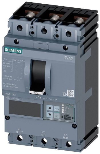 Siemens 3VA2216-6KP32-0AA0 automatski prekidač 3 pol. 160 A