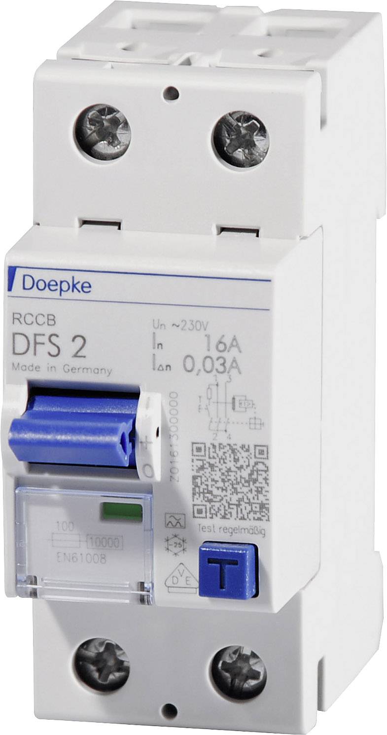Doepke FID zastitni prekidac 25/0 2-polni 0.03 A 25 A 230 V