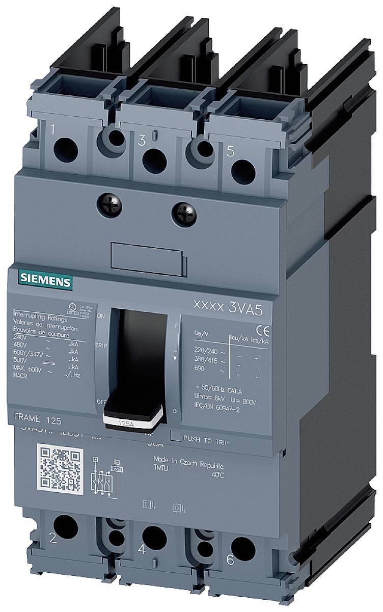 Siemens 3VA5110-5ED31-0AA0 automatski prekidač 3 pol. 100 A