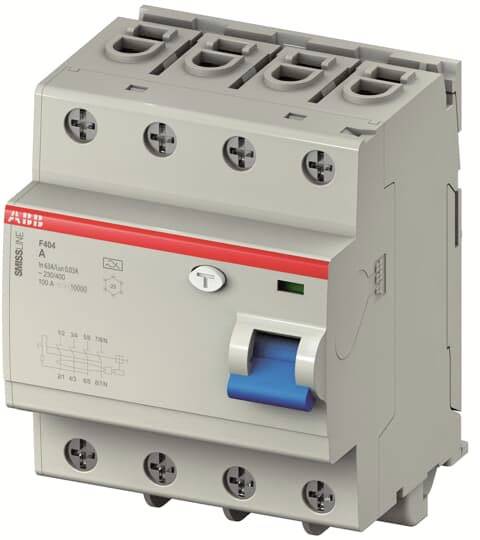 ABB FID zastitni prekidac F404A25/0 4-polni 25 A 0.03 mA 0.03 A 400 V AC