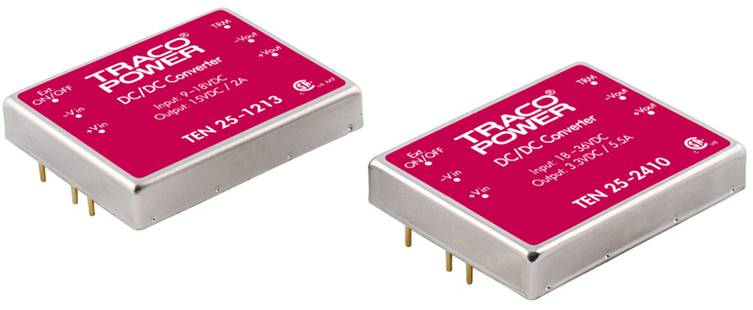 TracoPower TEN 25-1222 DC/DC napajanje - ispravljač za štampanu ploču 12 V/DC 12 V/DC, -12 V/DC 1.25 A 30 W Broj izlaza: 2 x.