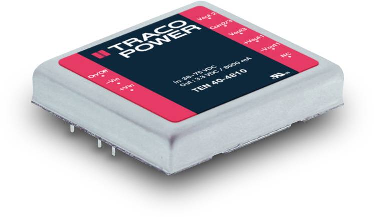 TracoPower TEN 40-2412 DC/DC napajanje - ispravljač za štampanu ploču 24 V/DC 12 V/DC 3.3 A 40 W Broj izlaza: 1 x.