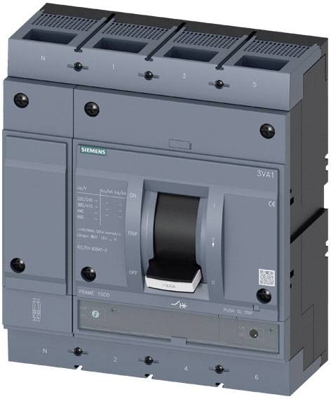 Siemens 3VA1563-7GF42-0AA0 automatski prekidač 4-polni pol. 441 - 630 A