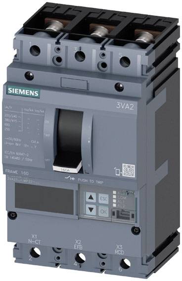 Siemens 3VA2125-7MP32-0AA0 automatski prekidač 3-polni pol. 10 - 25 A