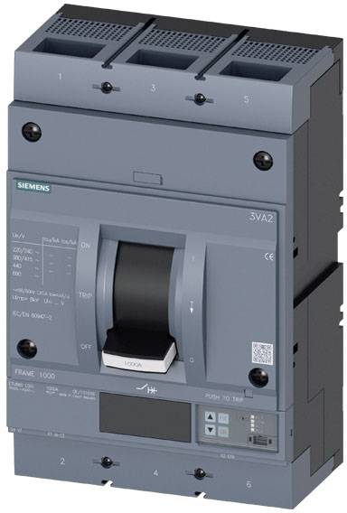 Siemens 3VA2563-6KQ32-0AA0 automatski prekidač 3-polni pol. 252 - 630 A