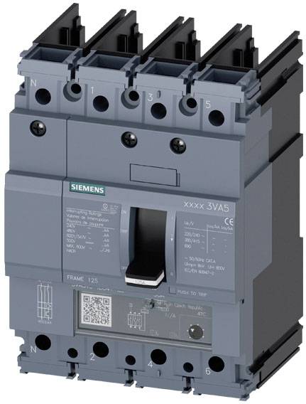 Siemens 3VA5130-6EF41-0AA0 automatski prekidač 4-polni pol. 21 - 30 A