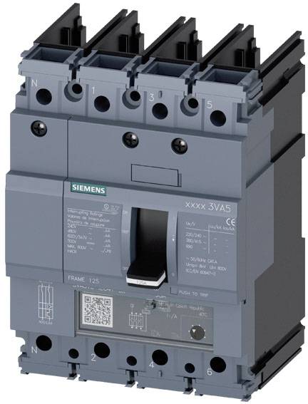 Siemens 3VA5160-4EC41-0AA0 automatski prekidač 4-polni pol. 42 - 60 A