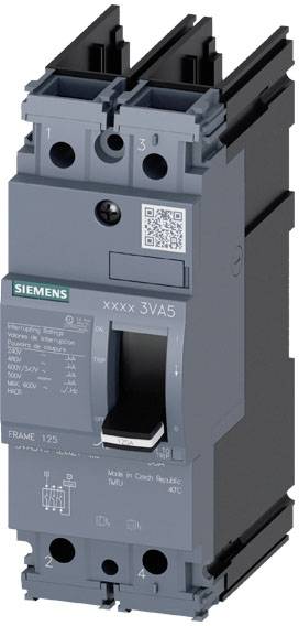 Siemens 3VA5160-5ED21-0AA0 automatski prekidač 2-polni pol. 42 - 60 A