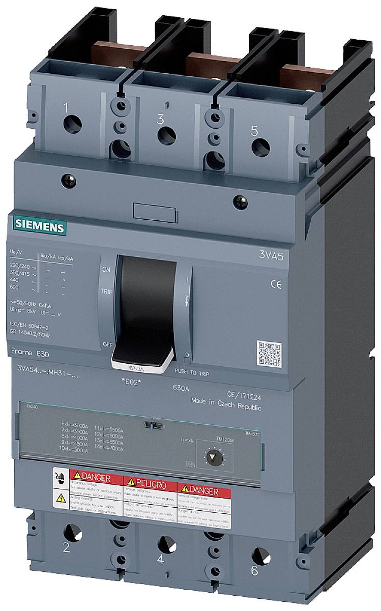 Siemens 3VA5460-1MH31-0AA0 automatski prekidač 3-polni pol.