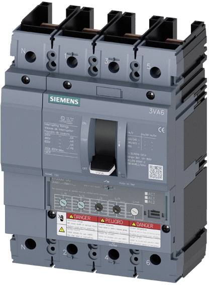 Siemens 3VA6115-0HM41-0AA0 automatski prekidač 4-polni pol.