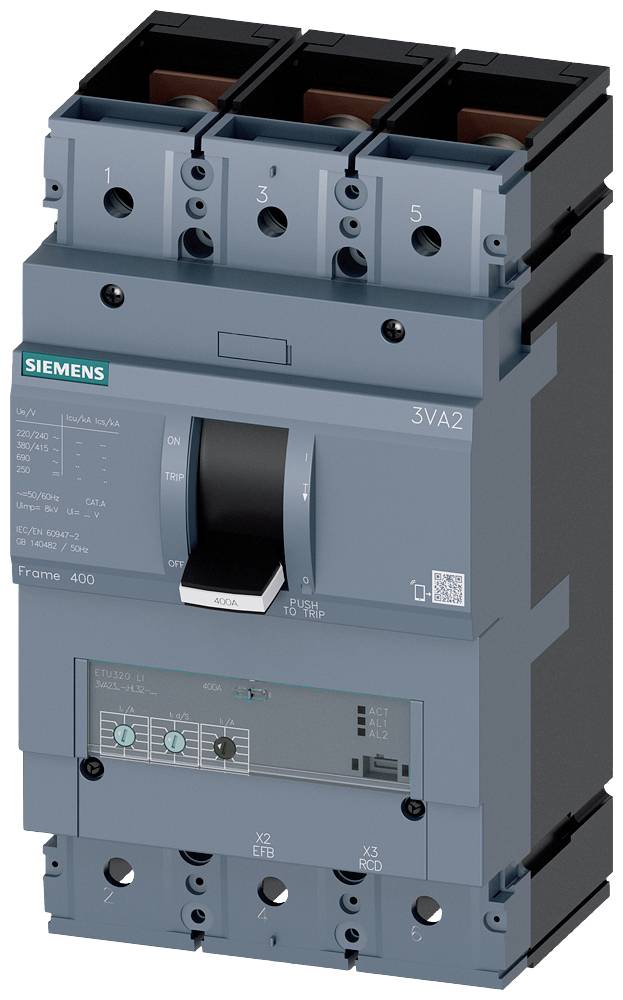 Siemens 3VA2325-8HL32-0AA0 automatski prekidač 3 pol. 250 A