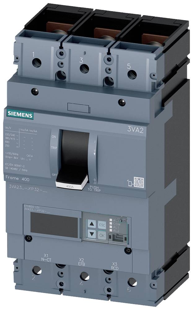 Siemens 3VA2325-8KP32-0AA0 automatski prekidač 3 pol. 250 A