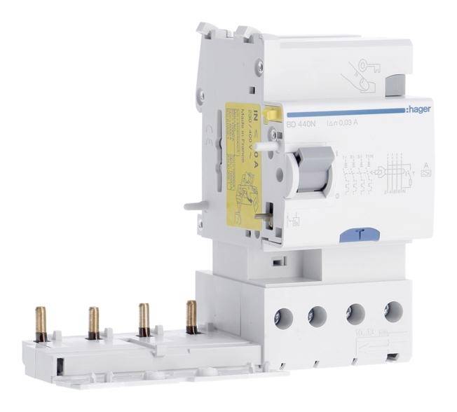 Hager FID zastitni prekidac BD440N 4-polni tip A 40 A 30 mA 230 V