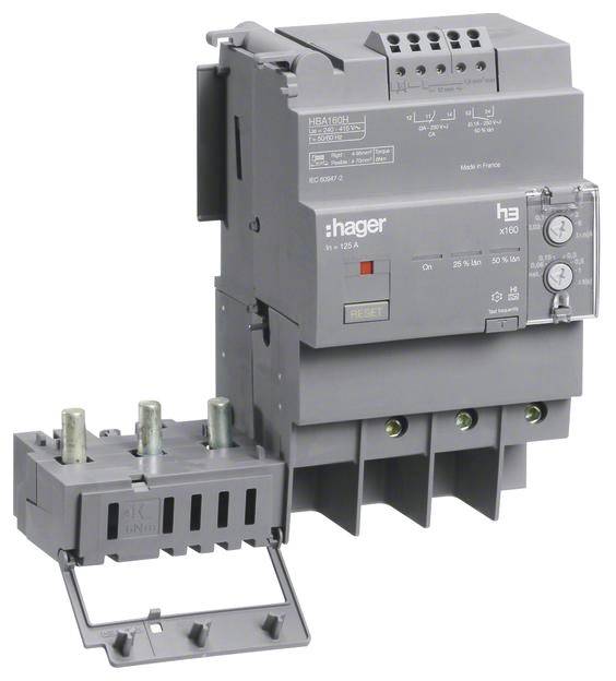 Hager FID zastitni prekidac HBA160H 3-polni 160 A 220 V 415 V