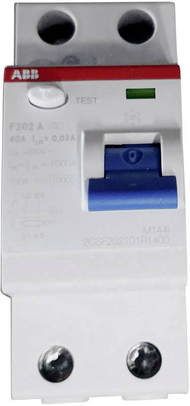 ABB FID zastitni prekidac 2CSF202101R1400 2-polni 40 A 230 V AC 400 V AC