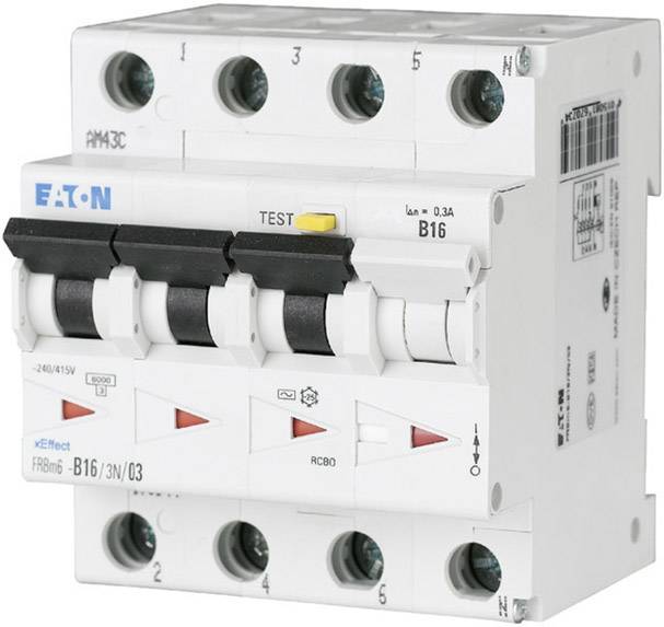 Eaton FID/LS automatski zastitni prekidac 4-polni 16 A 0.3 A 415 V AC