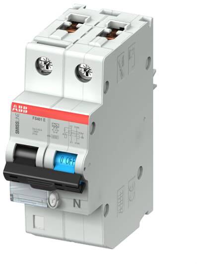 ABB FID/LS automatski zastitni prekidac 2CCL562111E0135 2-polni 6 kA 13 A 0.03 mA 400 V AC