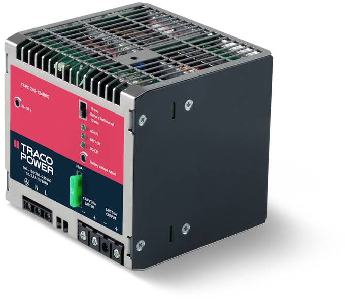 TracoPower TSPC 240-124UPS DIN napajanje (DIN sina) 12 A 240 W Broj izlaza:1 x.