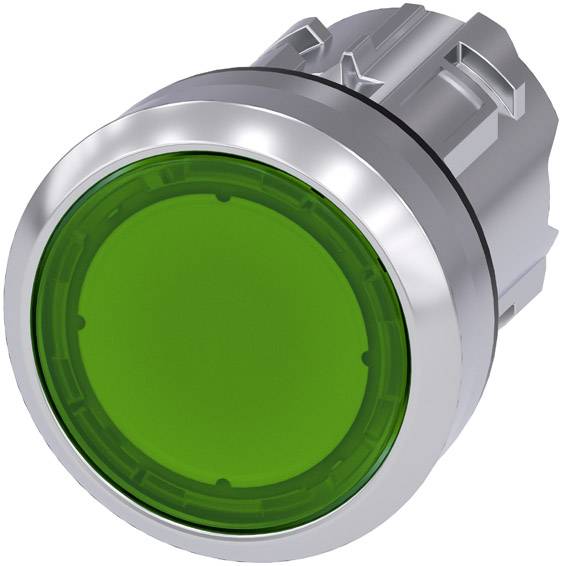 Siemens 3SU1051-0AB40-0AA0 osvetljeni taster zelena IP66, IP67, IP69K (u ugrađenom stanju)