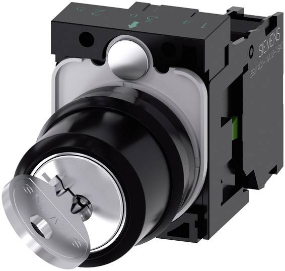 Siemens 3SU1100-4BF11-1BA0 prekidač sa ključem crna, siva IP66, IP67, IP69K (u ugrađenom stanju)