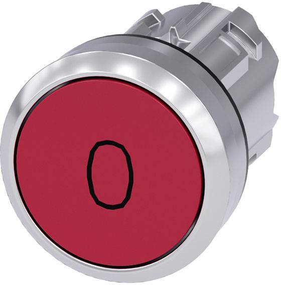 Siemens 3SU1050-0AB20-0AD0 taster srebrna, crvena IP66, IP67, IP69/IP69K