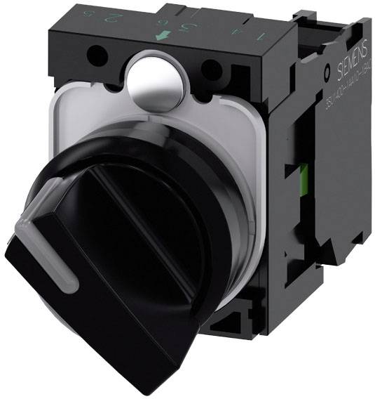 Siemens 3SU1100-2BF10-1BA0 preklopni prekidač crna IP66, IP67, IP69/IP69K