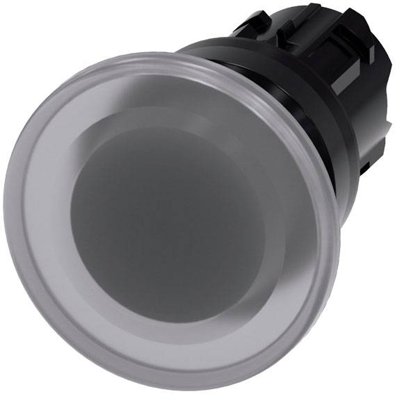 Siemens 3SU1001-1BD70-0AA0 pečurkasti taster crna, čista IP66, IP67, IP69/IP69K