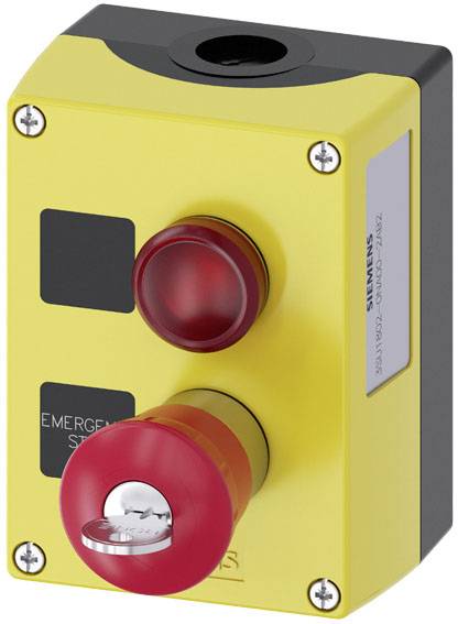 Siemens 3SU18020NA002AB2 kućište crvena, crna, srebrna IP66, IP67, IP69/IP69K