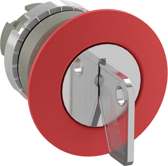 ABB P9MEC4RN01 pečurkasti taster crvena IP66