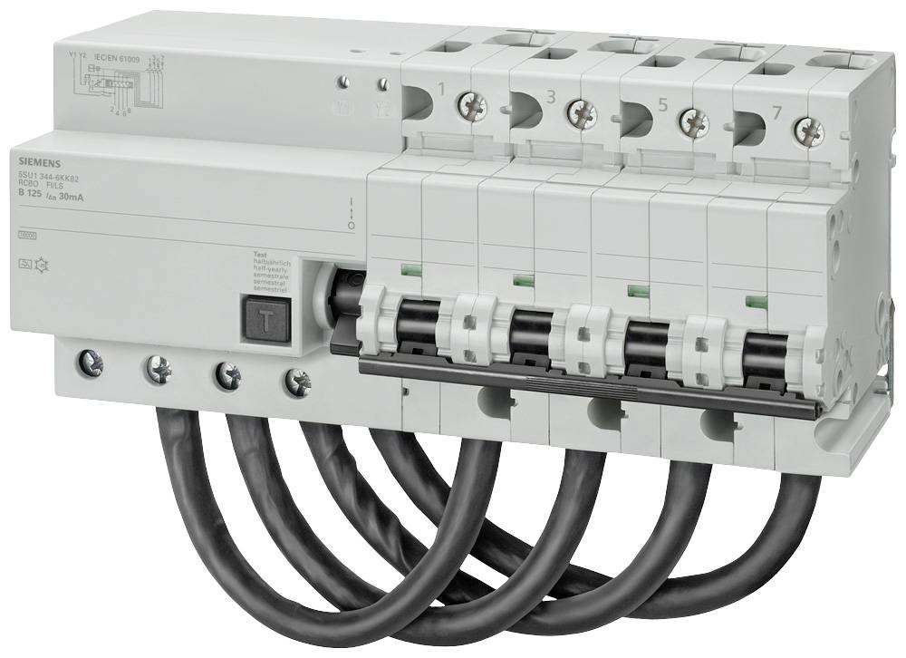 Siemens FID/LS automatski zastitni prekidac 5SU16747BK82 125 A 0.3 A 400 V