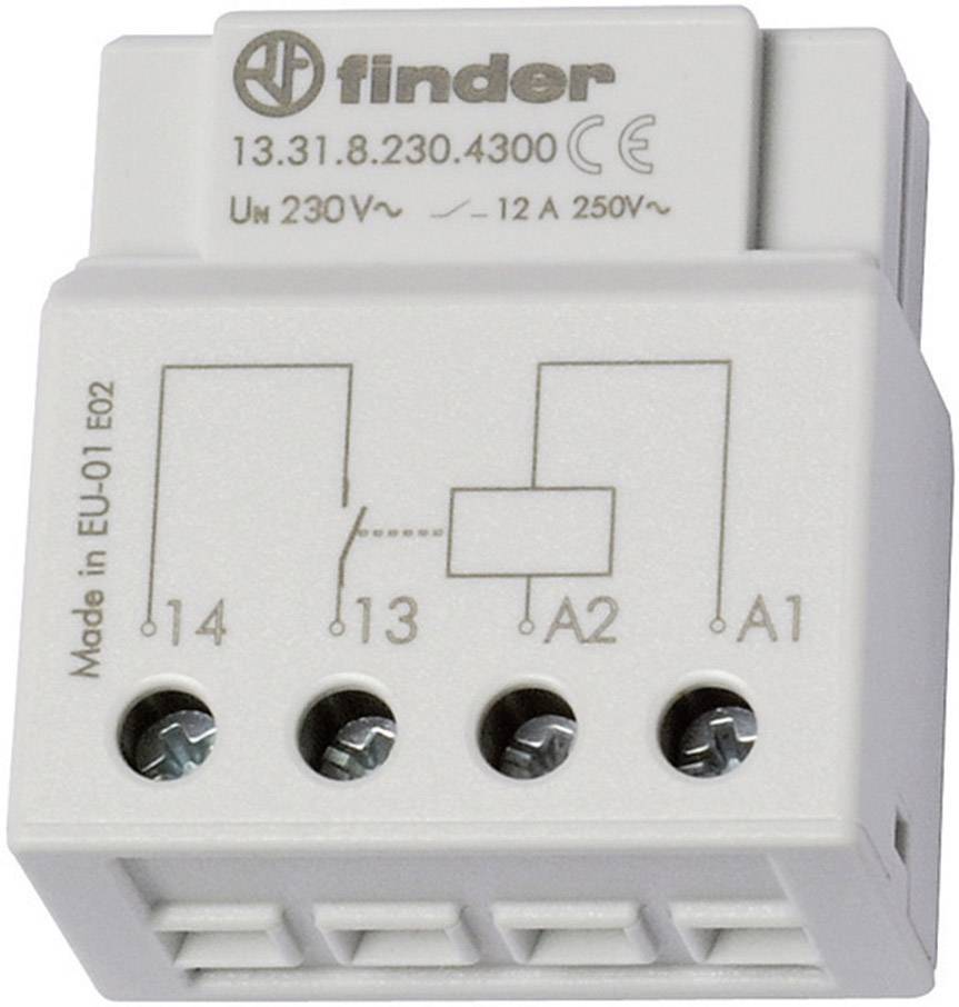 Finder Impulsni relej 13.31.8.230.4300 12 A 230 V AC 250 V AC NO kontakt