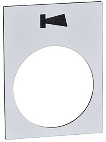 Schneider ZB2BY4982 bela 30x40mm 22 mm 1 kom
