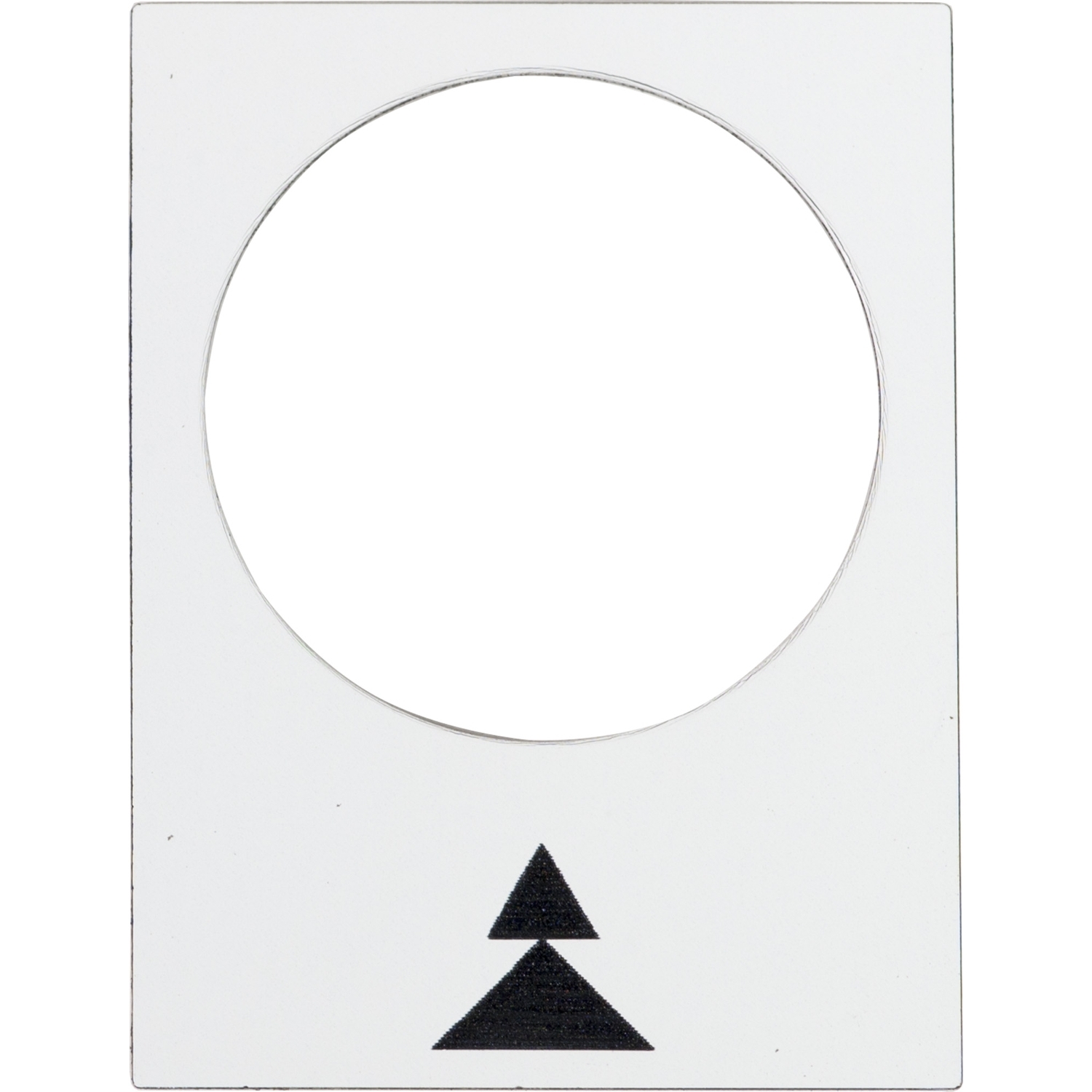 Schneider ZB2BY4909 bela 30x40mm 40 mm 10 kom