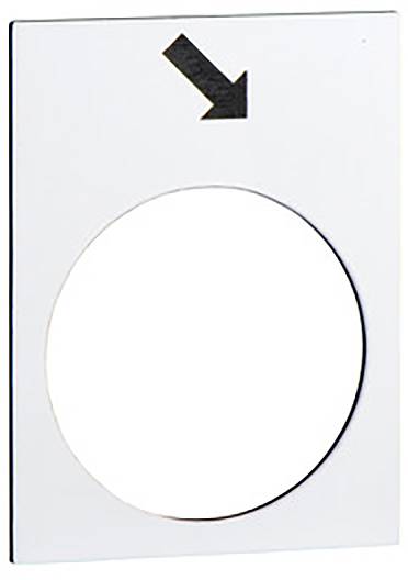 Schneider ZB2BY4913 bela 30x40 mm 40 mm 10 kom