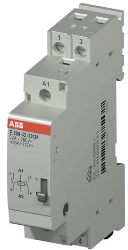 ABB Impulsni relej E290-32-20/24 32 A 24 V AC 12 V DC 2 NO kontakt