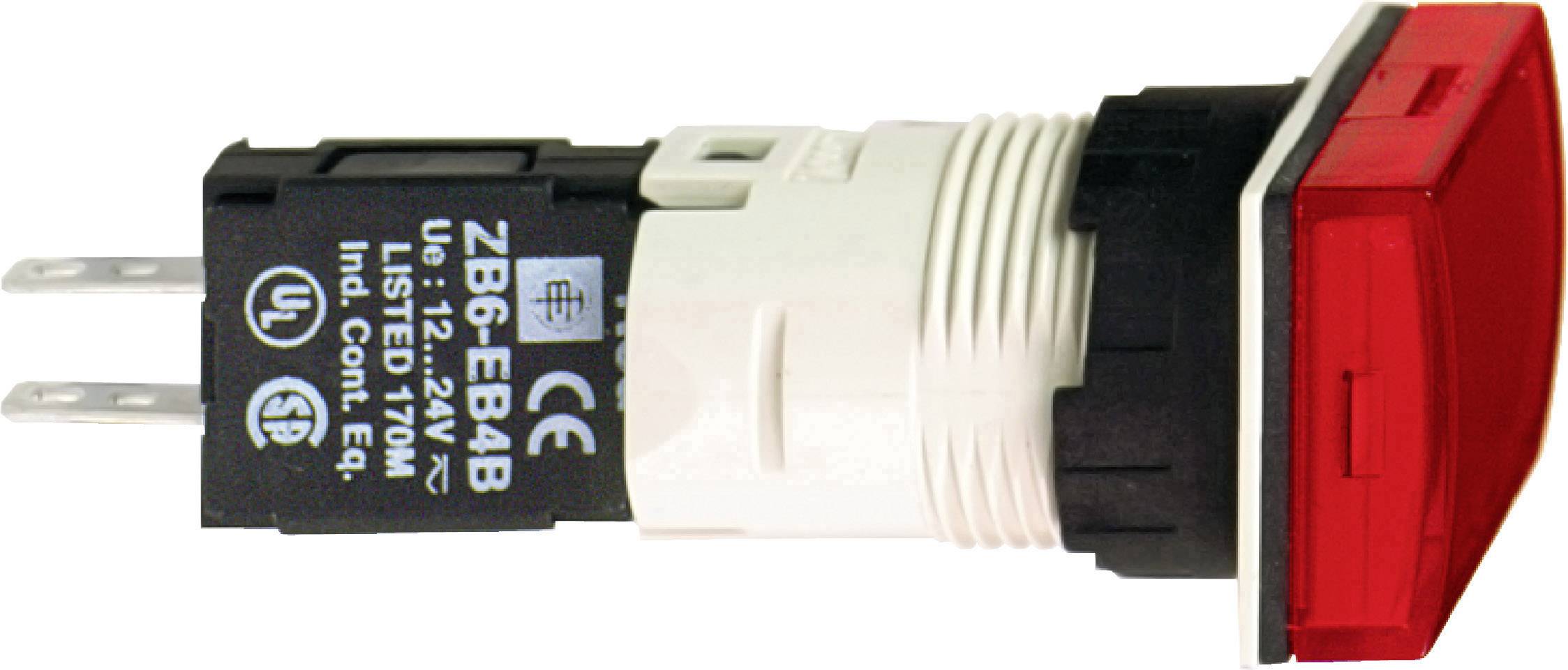 Schneider XB6DV4BB crvena 24 V 16 mm IP 65 1 kom