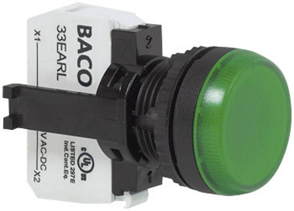 Baco L20SE20H zelena 230 V/AC 1 kom AC LED