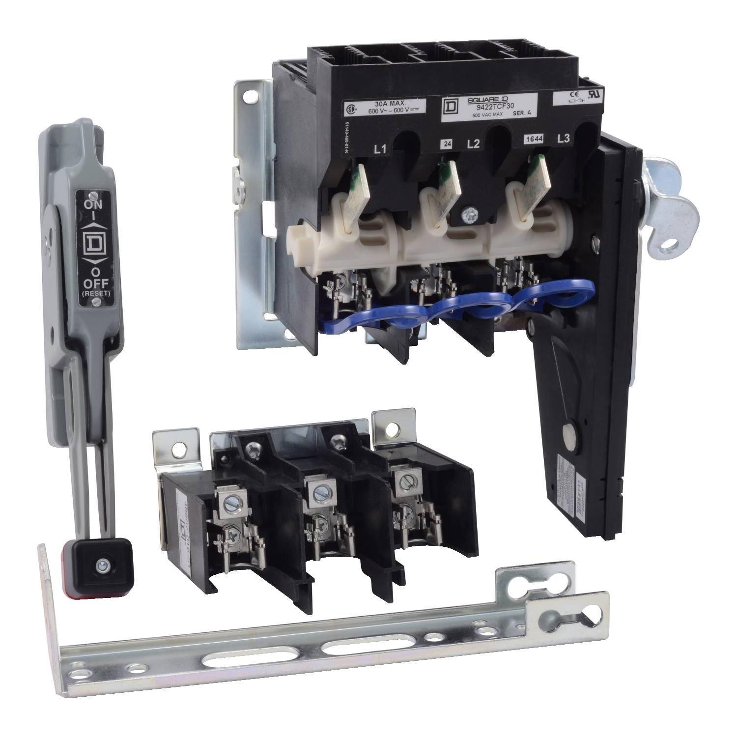 Schneider Electric 9422ATCF331 3-polni 30 A 600 V IP00