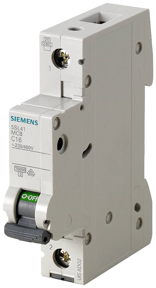 Siemens 5SL4101-8 automatski osigurac 1-polni D 1 A 230 V, 400 V 10 kA