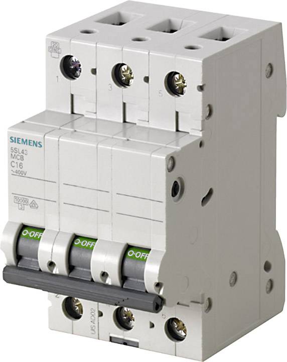 Siemens 5SL4301-7 automatski osigurac 3-polni C 1 A 400 V 10 kA