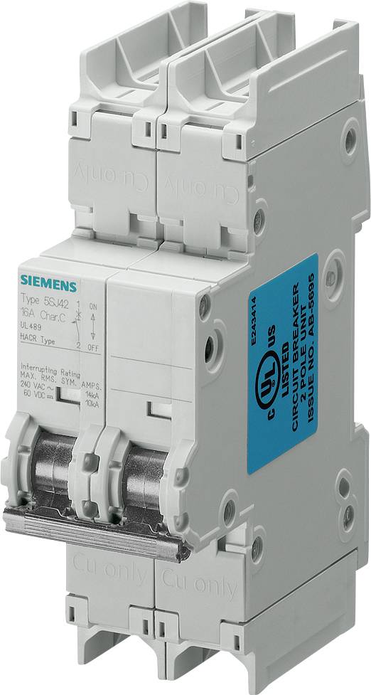 Siemens 5SJ42637HG41 automatski osigurac 2-polni C 63 A 400 V 10 kA