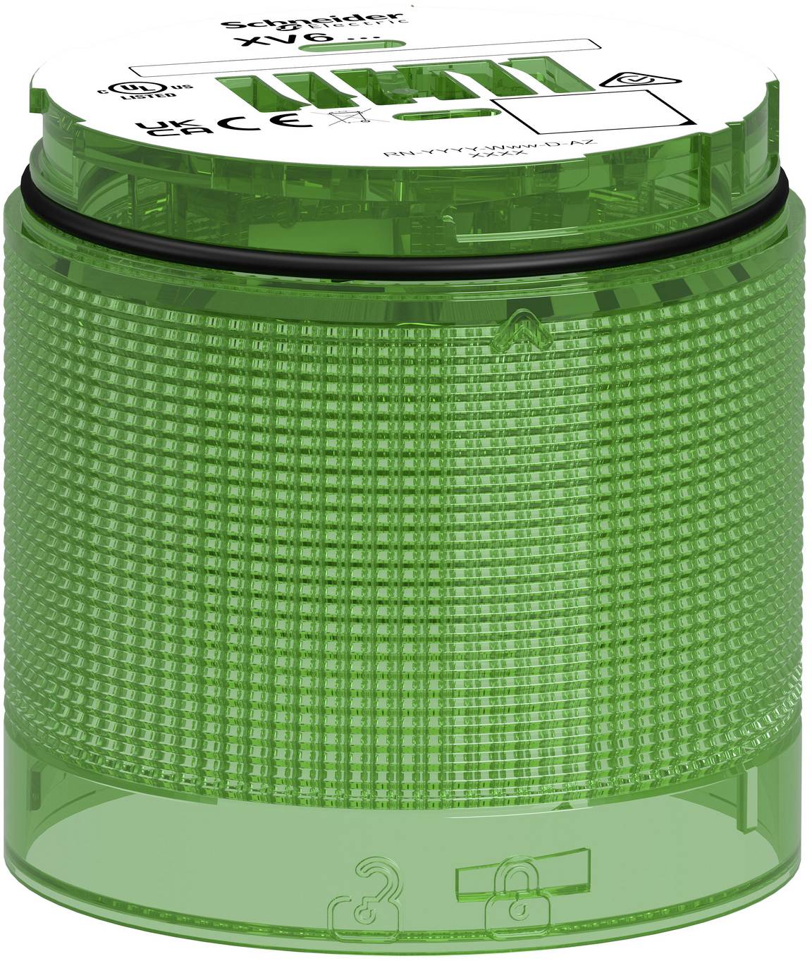 SCHNEIDER XV6C53 26.4 V, 24 V IP65 60 mm zelena