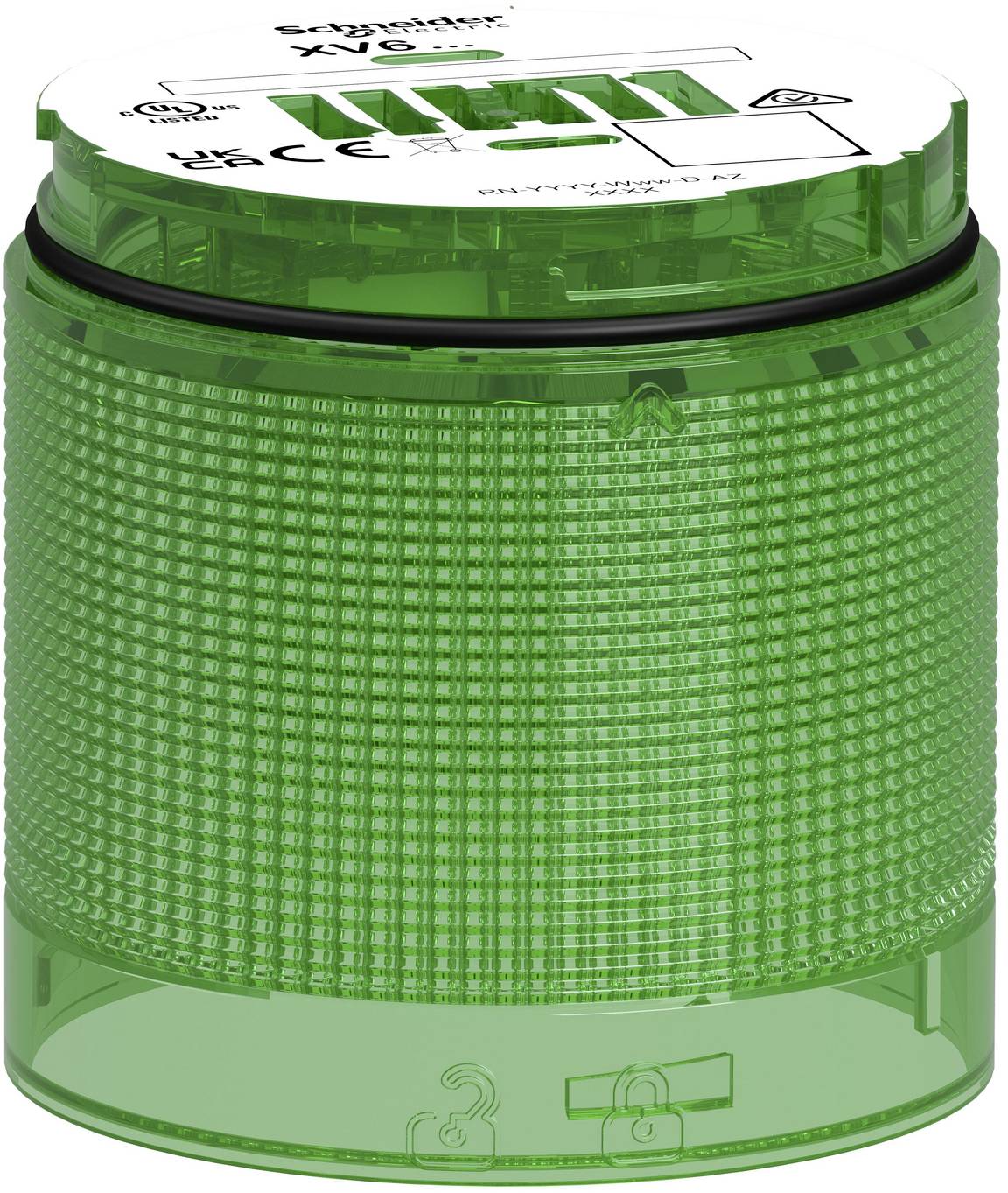 SCHNEIDER XV6C23 26.4 V, 24 V IP65 60 mm zelena