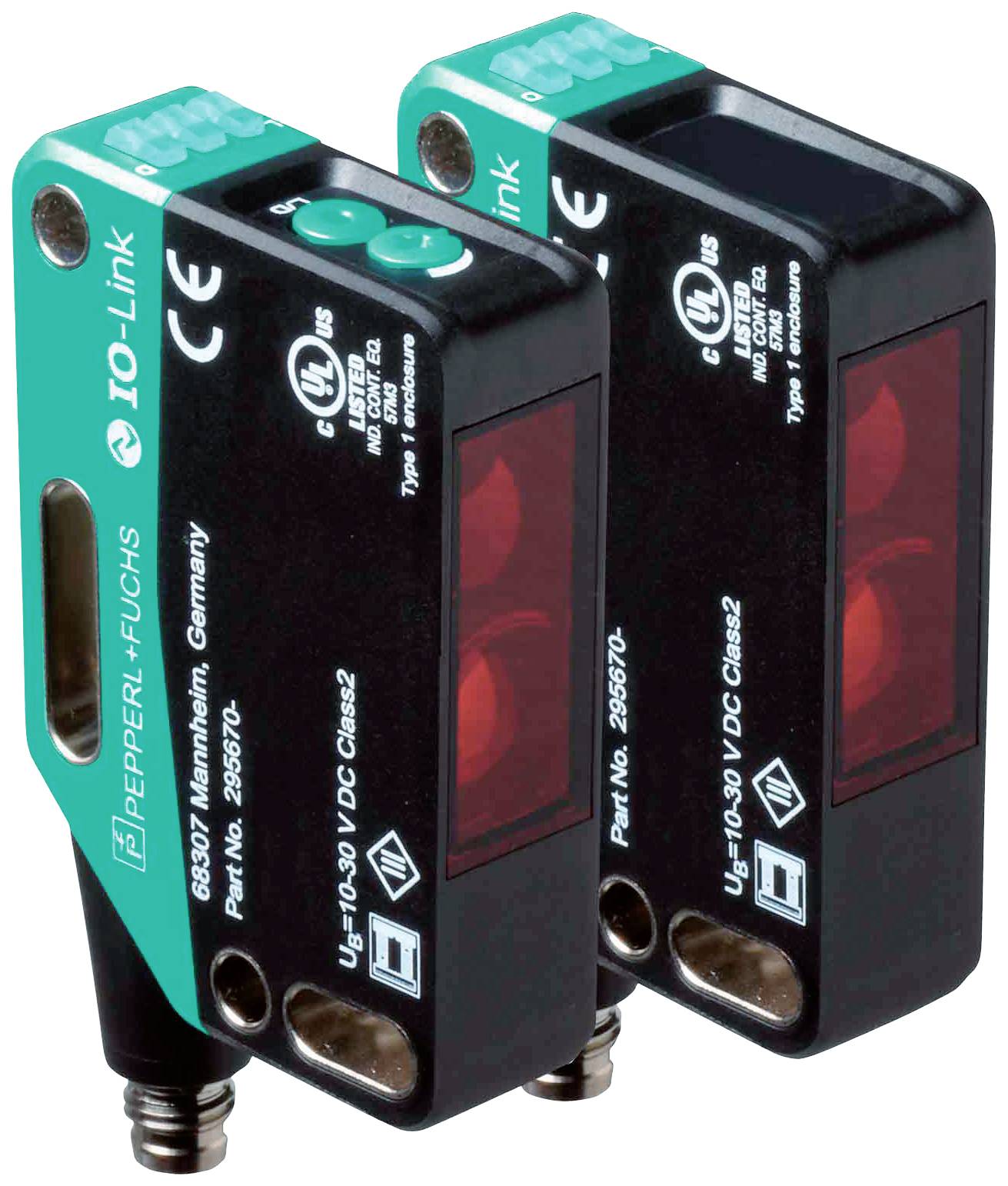 Pepperl+Fuchs OBE40M-R201-SEP-IO-V3-L laserski jednosmerni fotoelektrični senzor 50 m NPN, NO, PNP, NC