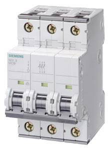 Siemens 5SY43015 automatski osigurac 3-polni 1 A 230 V, 400 V 10 kA