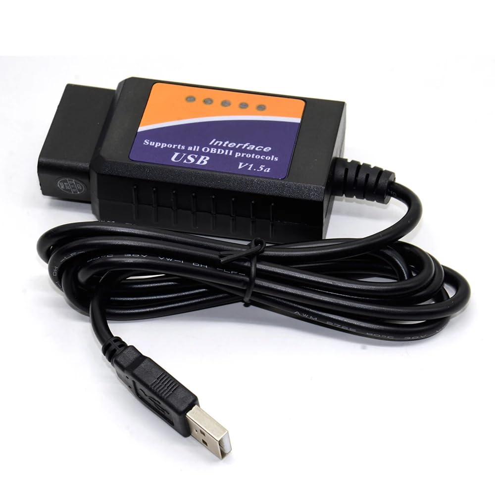 ELM327 V1.5 USB OBD2 interfejs za dijagnostiku kabl 1m